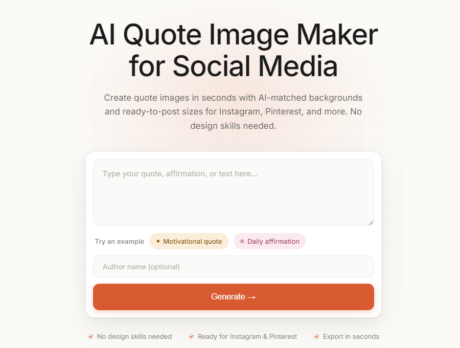 Quote Image Maker