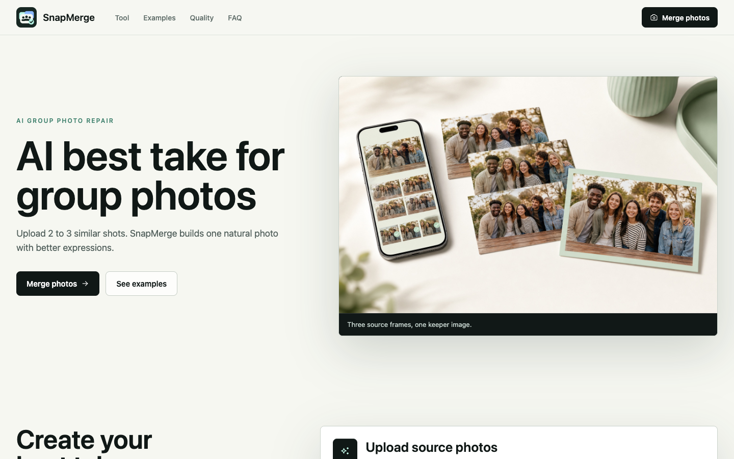 SnapMerge