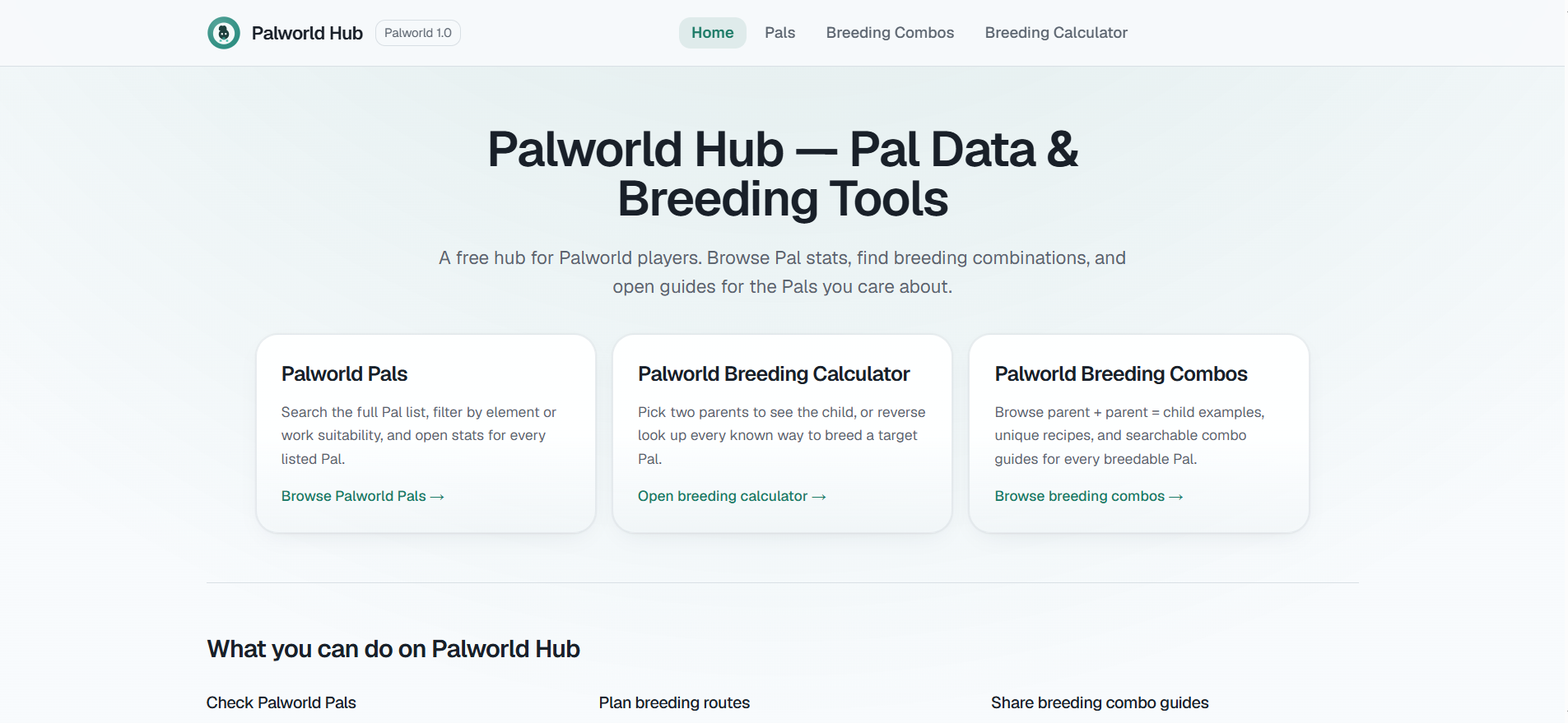 Palworld Hub