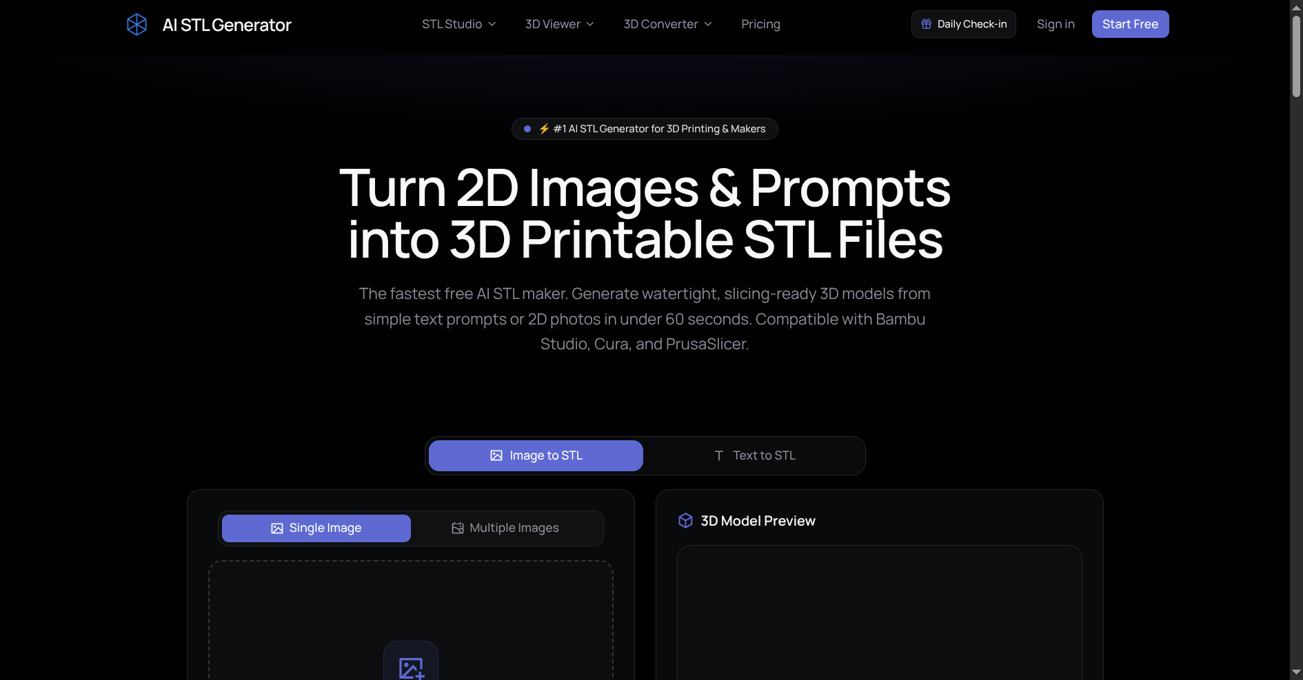 AI STL Generator