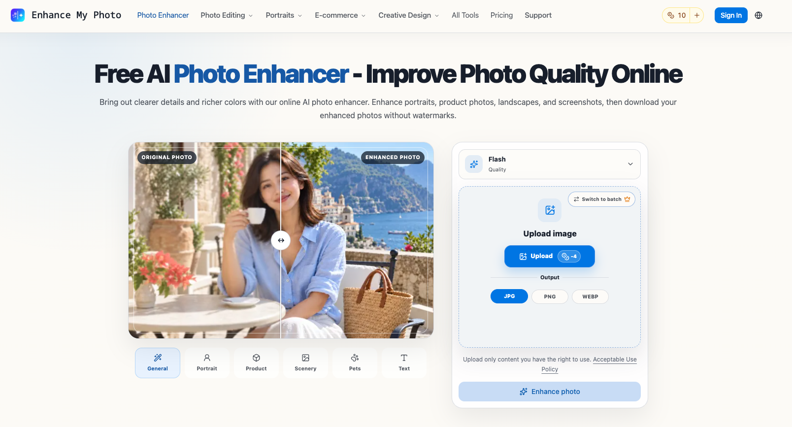Enhance My Photo