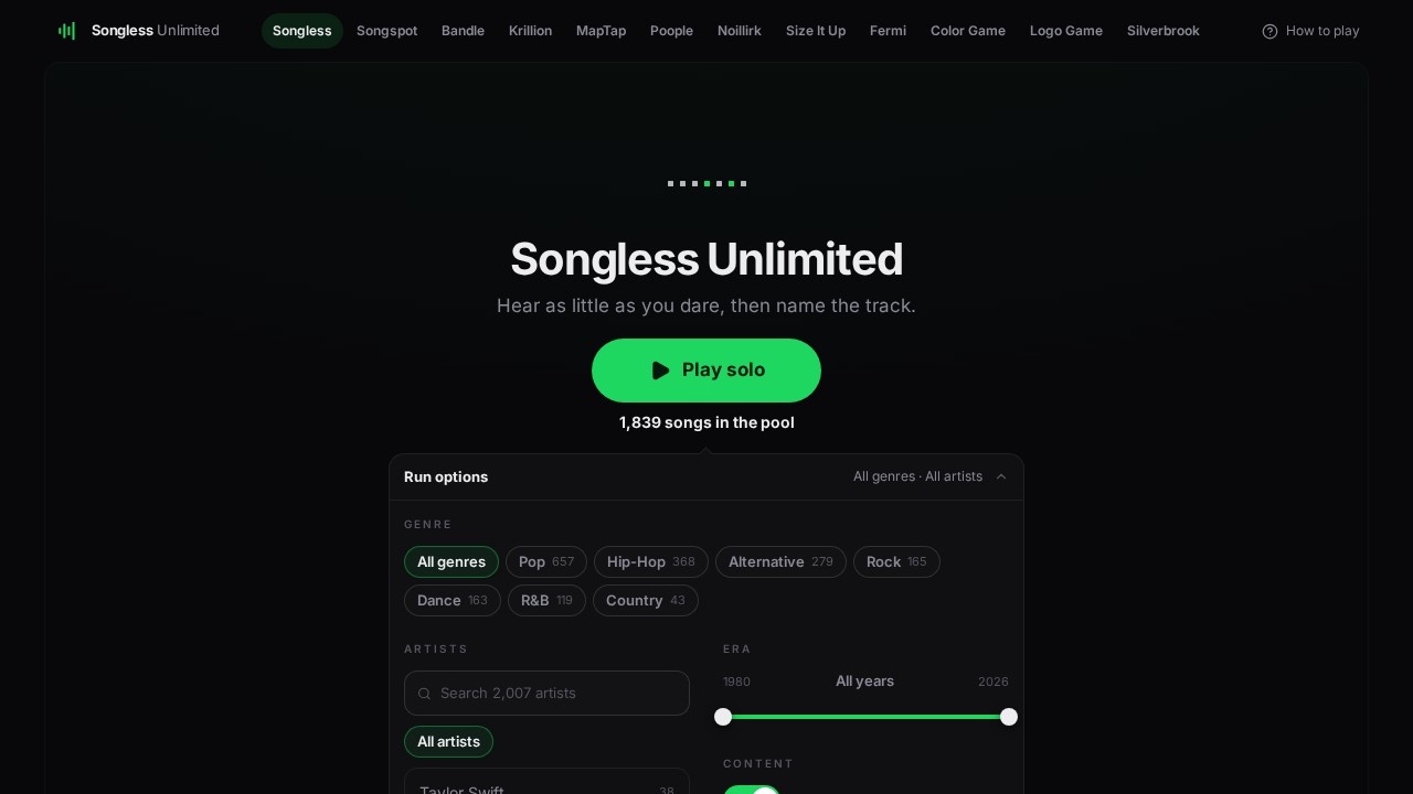 Songless Unlimited