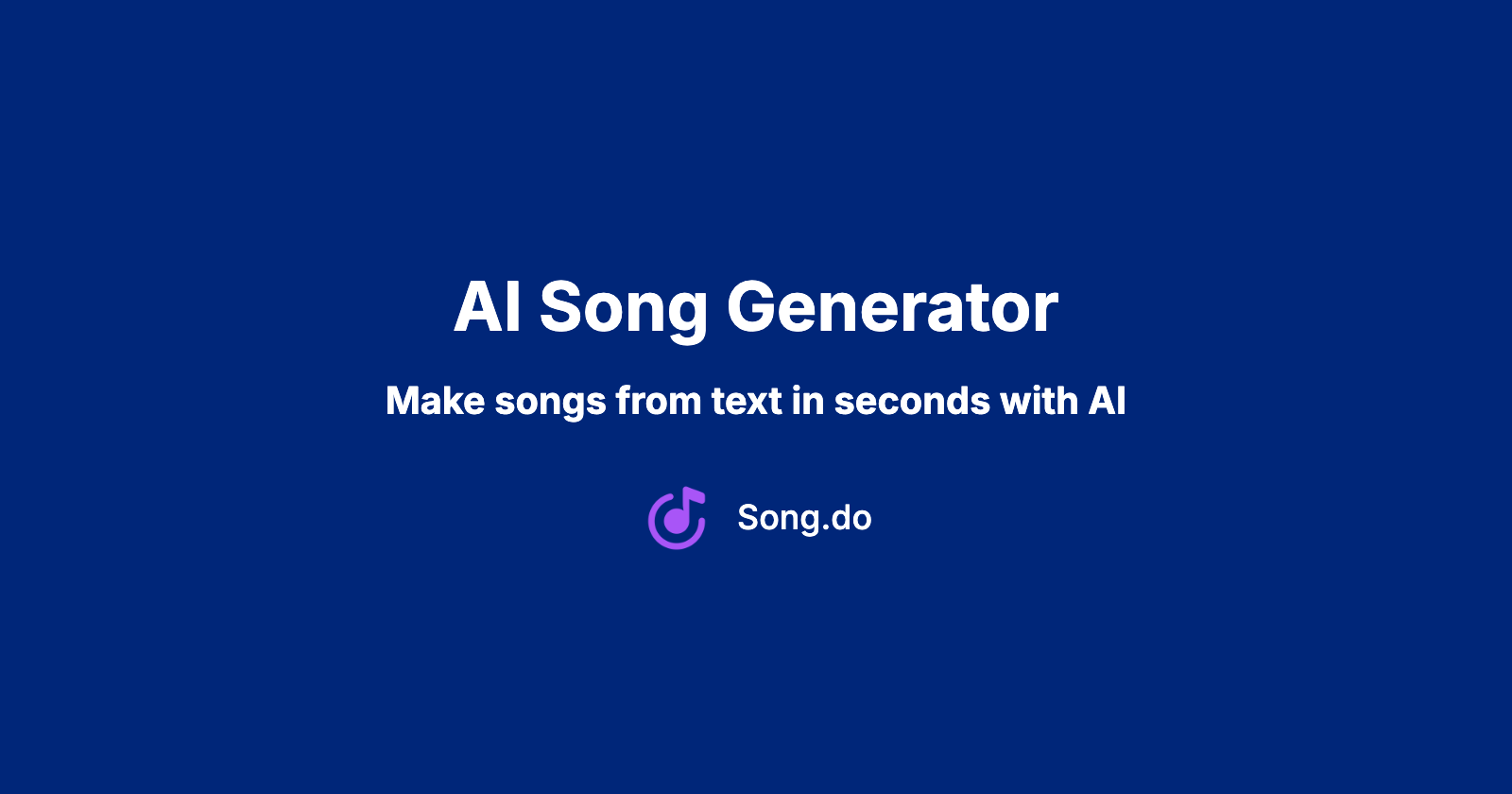 Make Song AI
