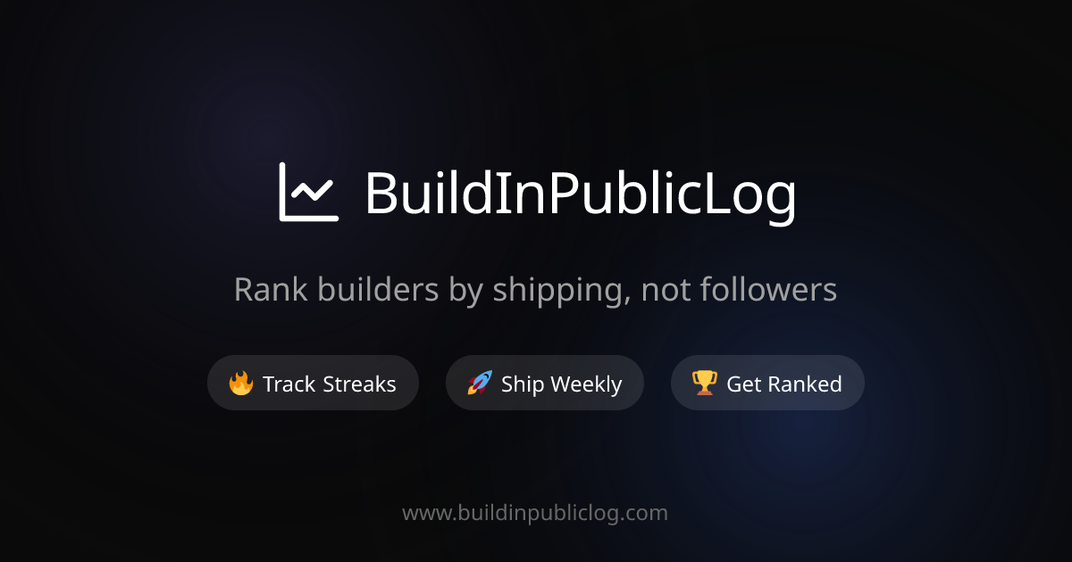 BuildInPublicLog