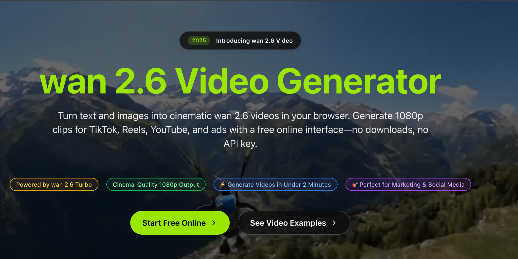 wan 2.6 Video Generator