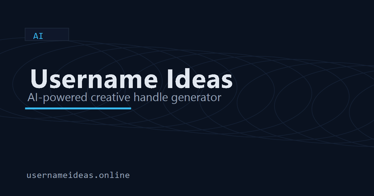 usernameideas