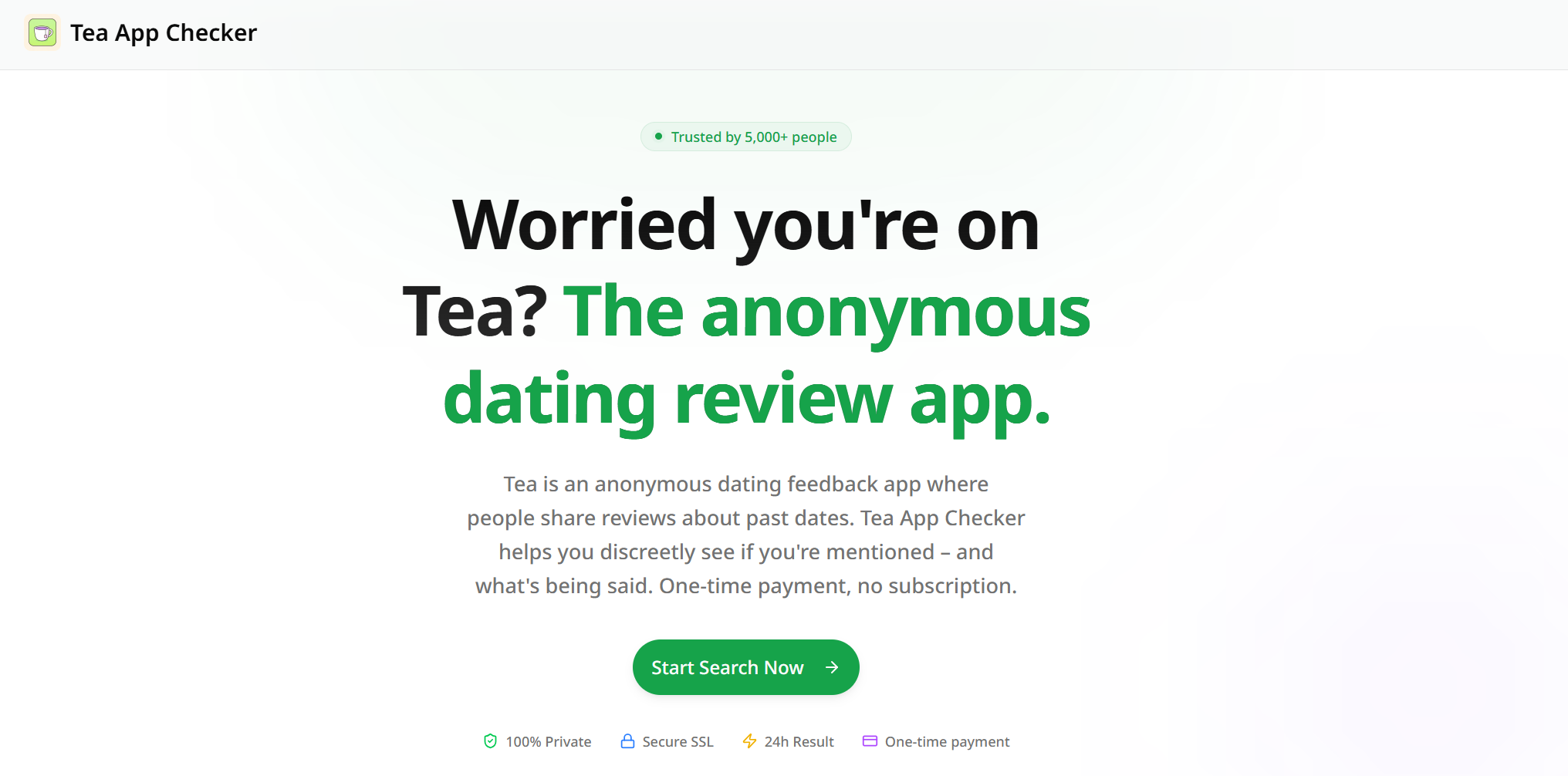 Tea App Checker
