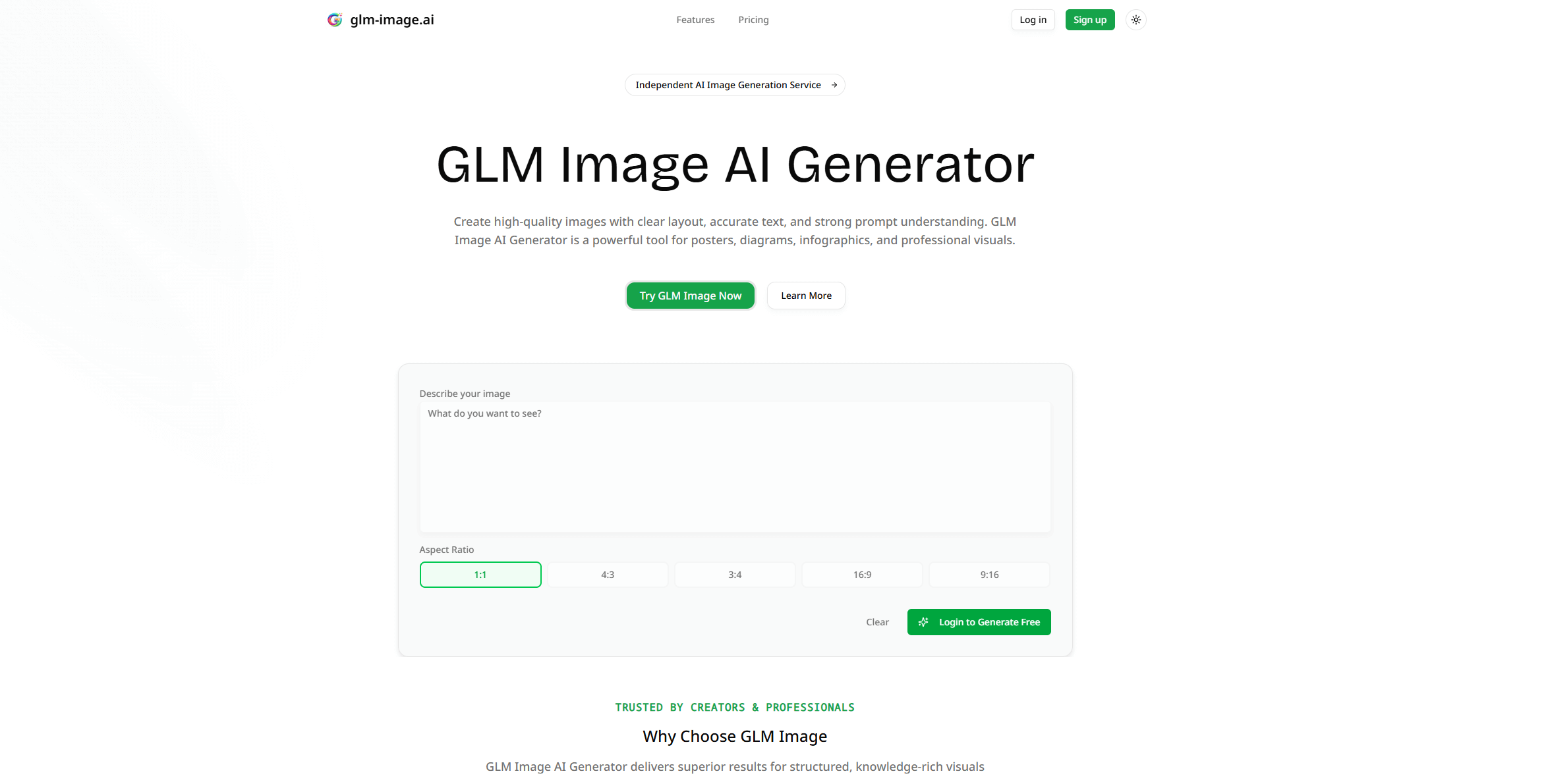 GLM Image AI Generator