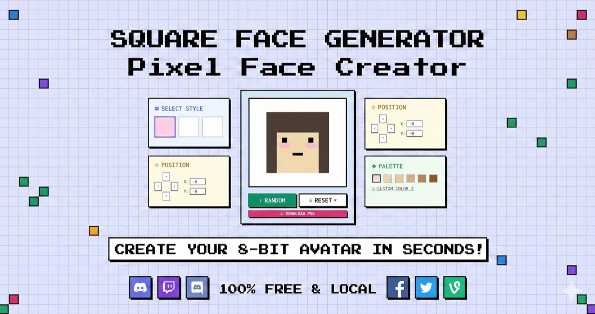 Square Face Generator