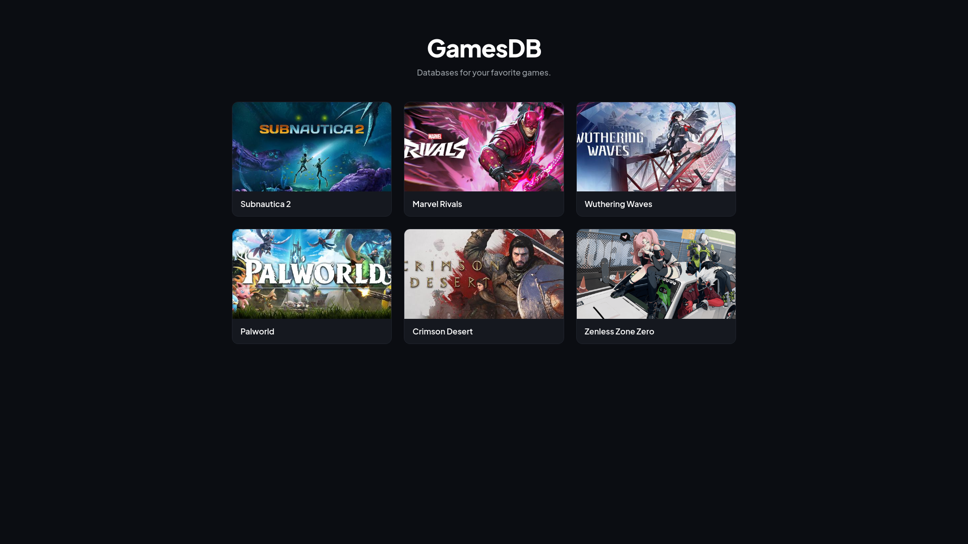 GamesDB