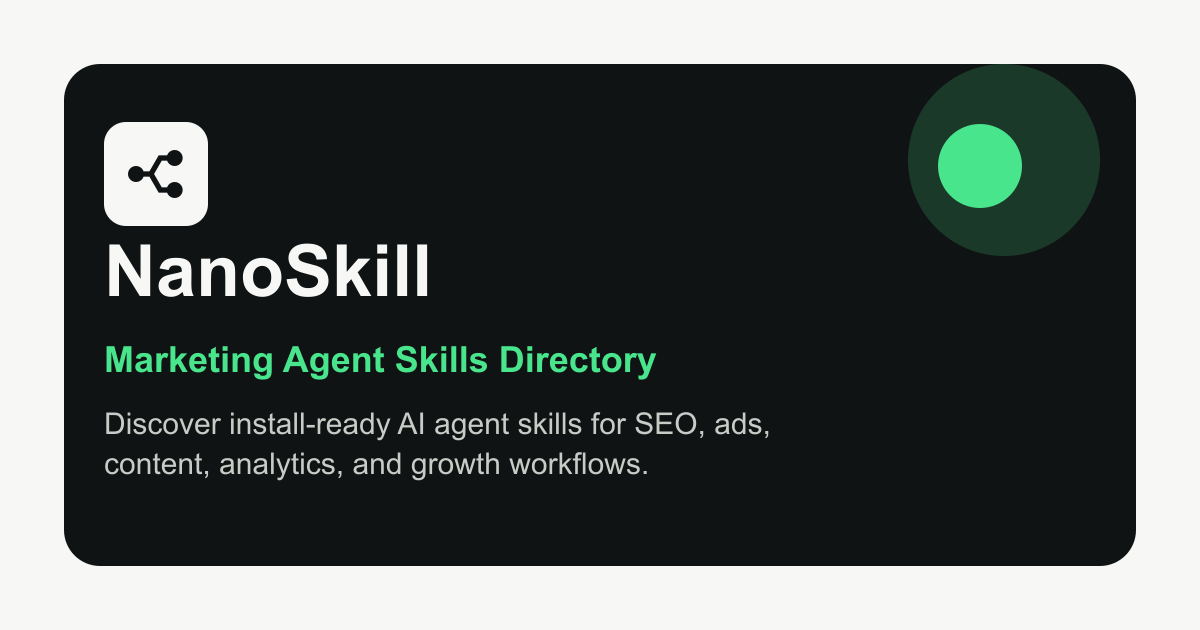 NanoSkill