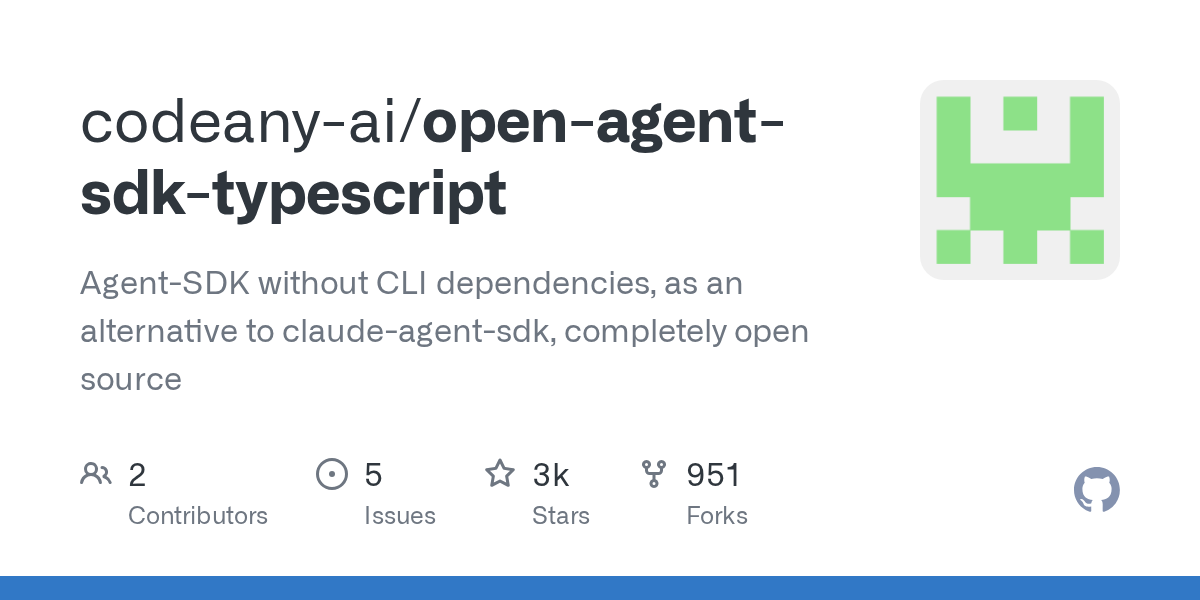 Open Agent SDK (TypeScript)