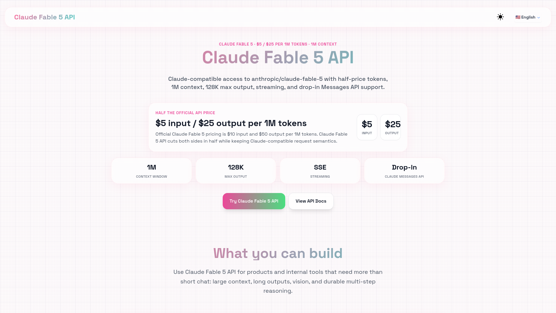 Claude Fable 5 API