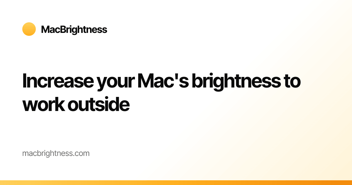 MacBrightness