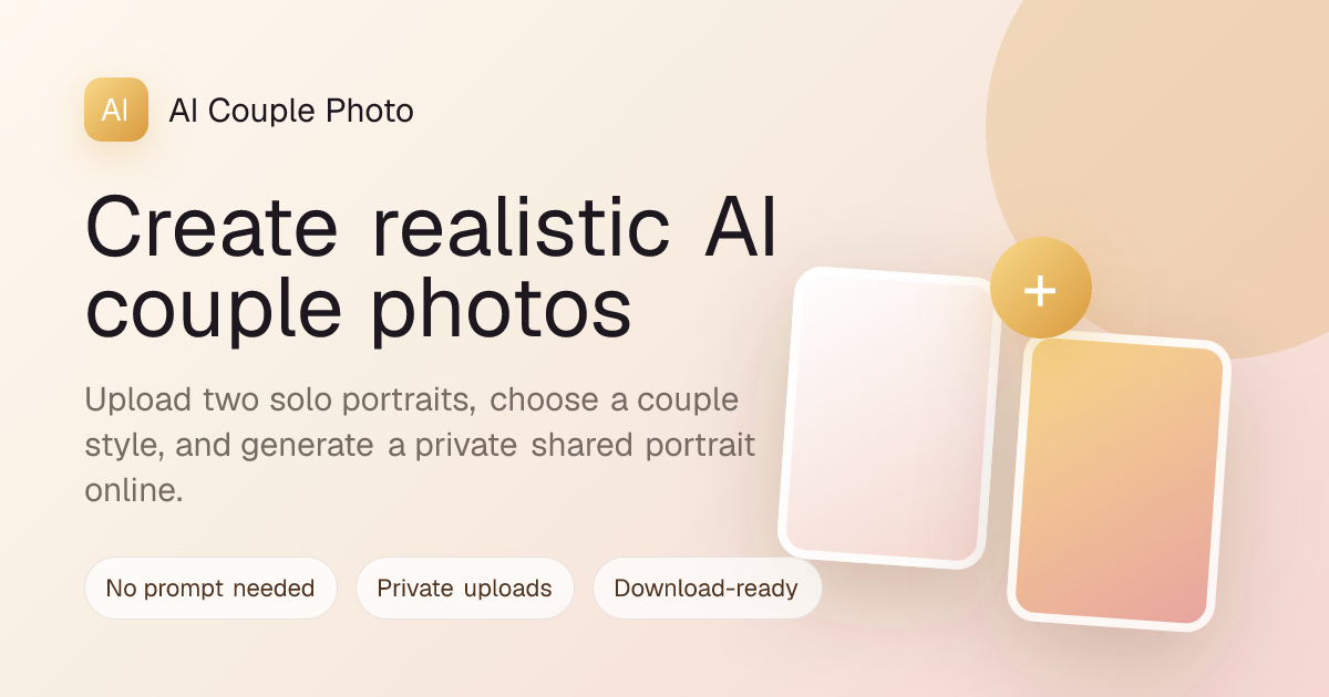 AI Couple Photo Generator