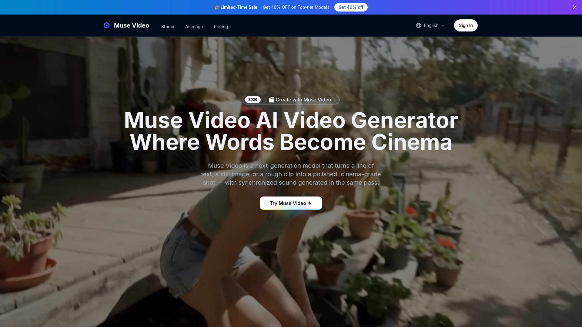 Muse Video AI Video Generator