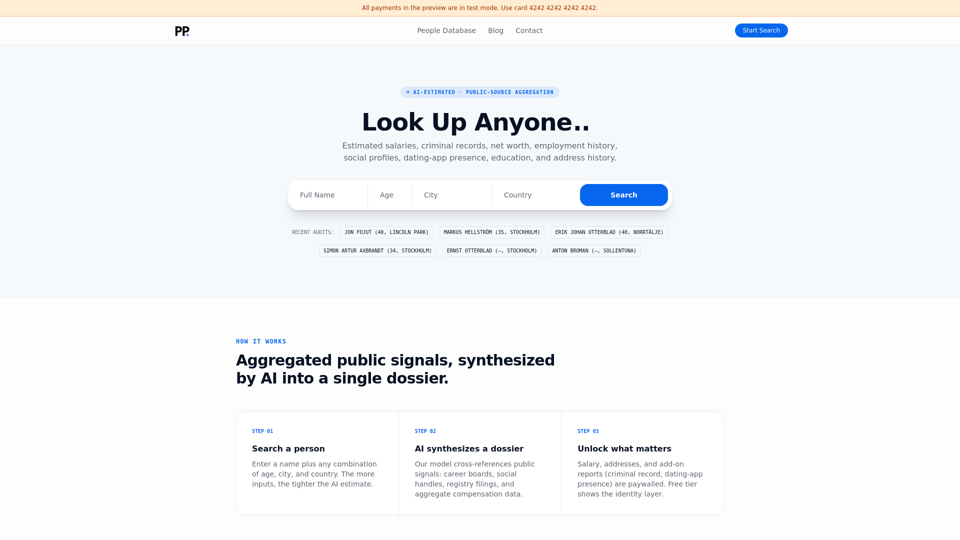Personpages