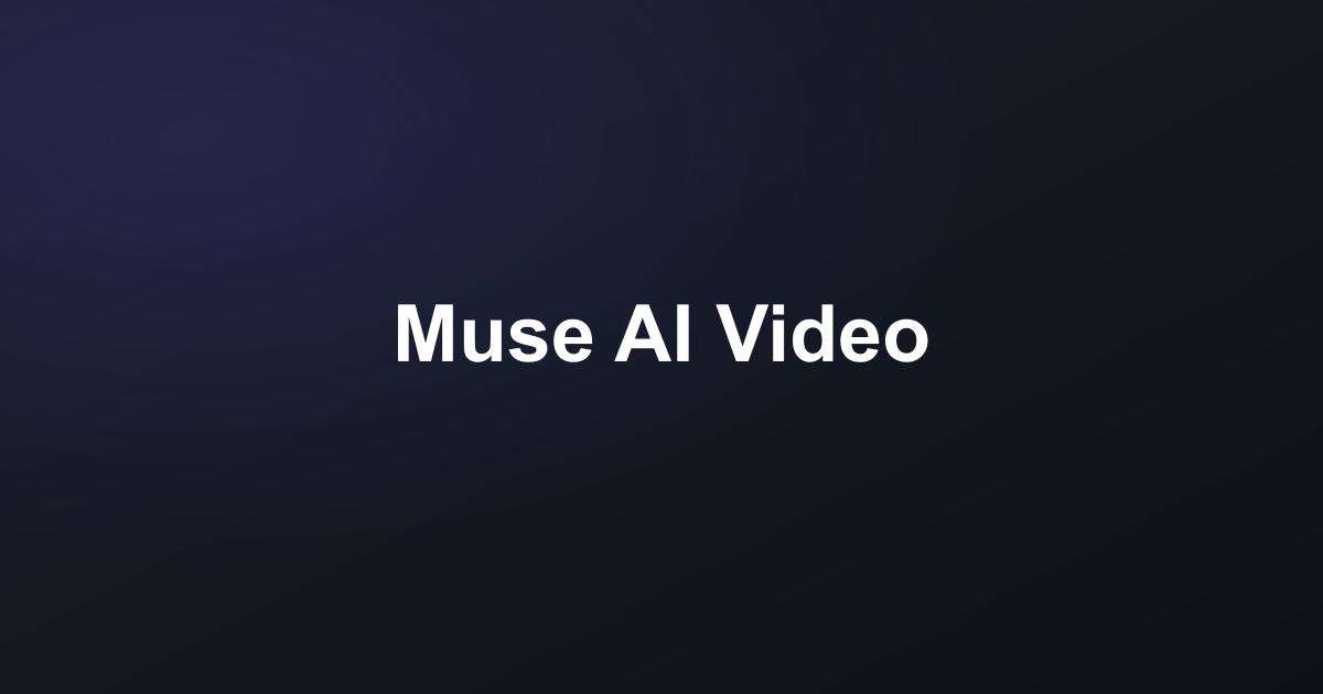 Muse AI Video