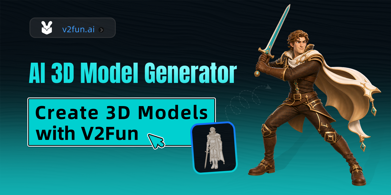 V2Fun AI 3D Model Generator