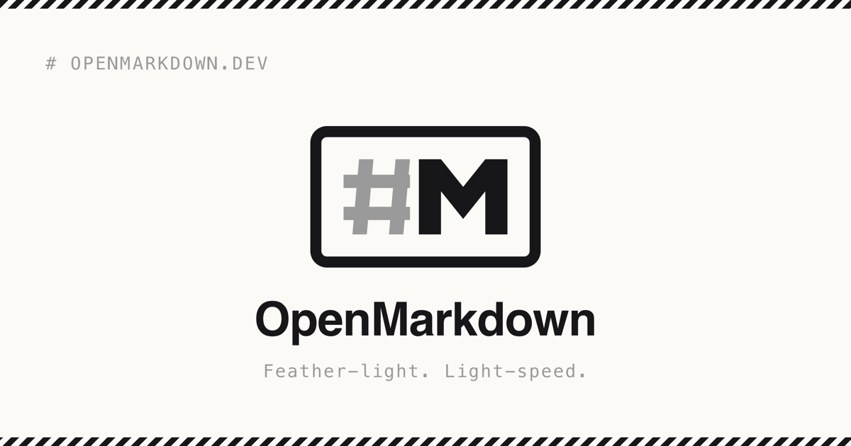 OpenMarkdown