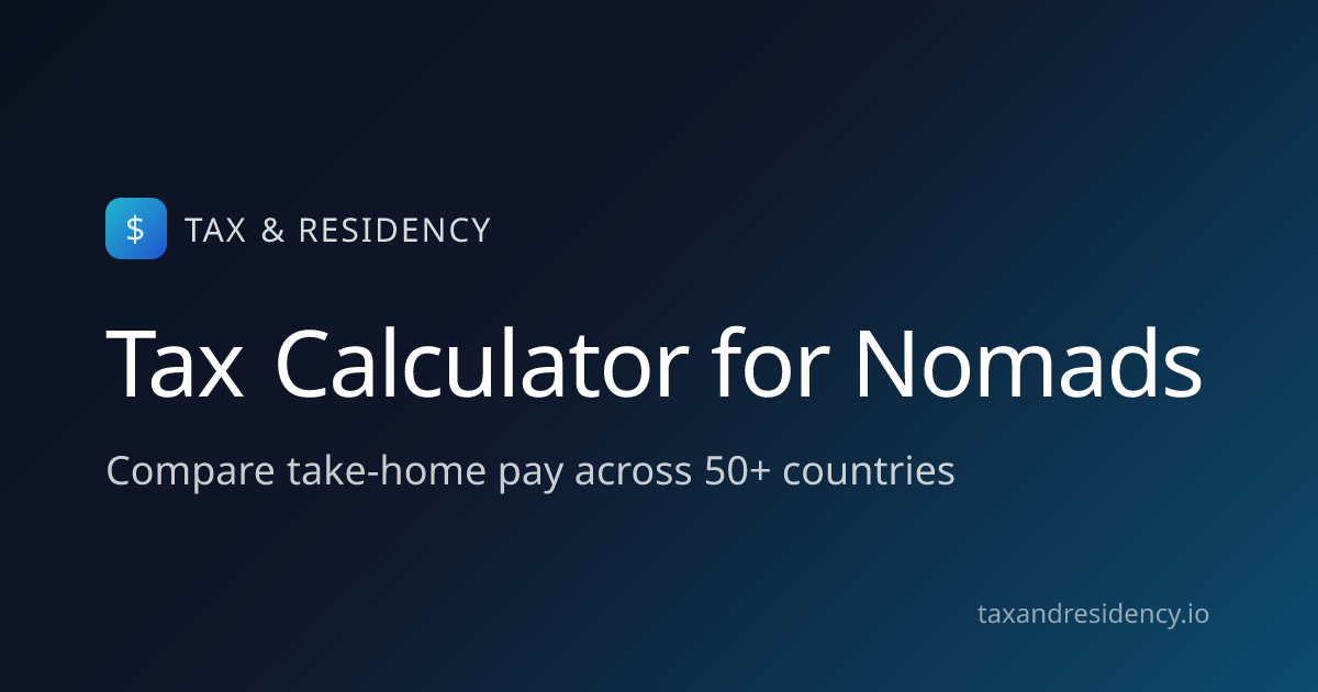Tax & Residency