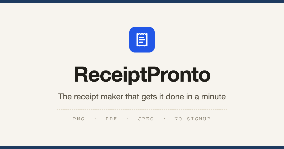 ReceiptPronto