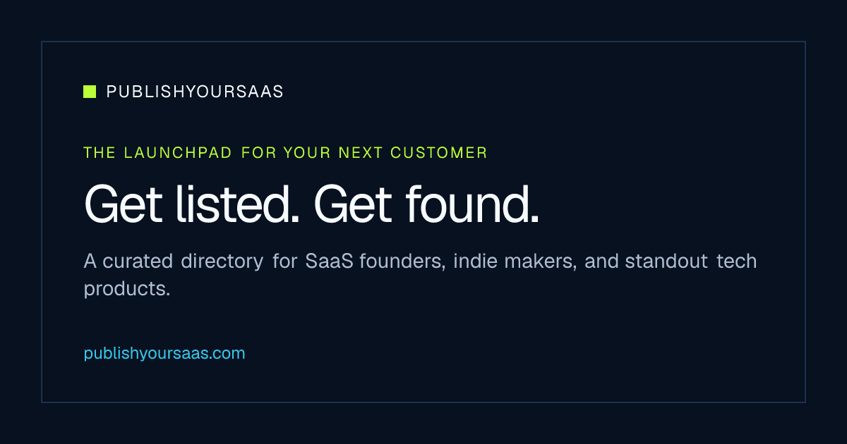 PublishYourSaaS