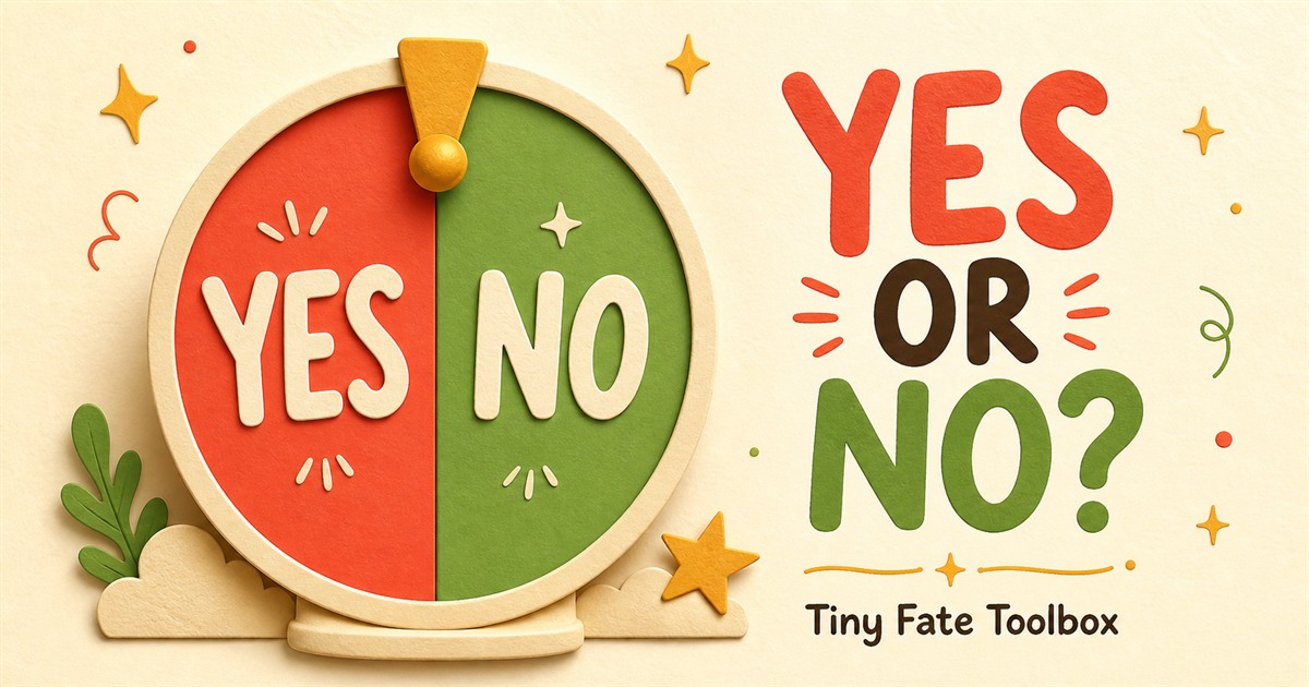 Yes or No Wheel