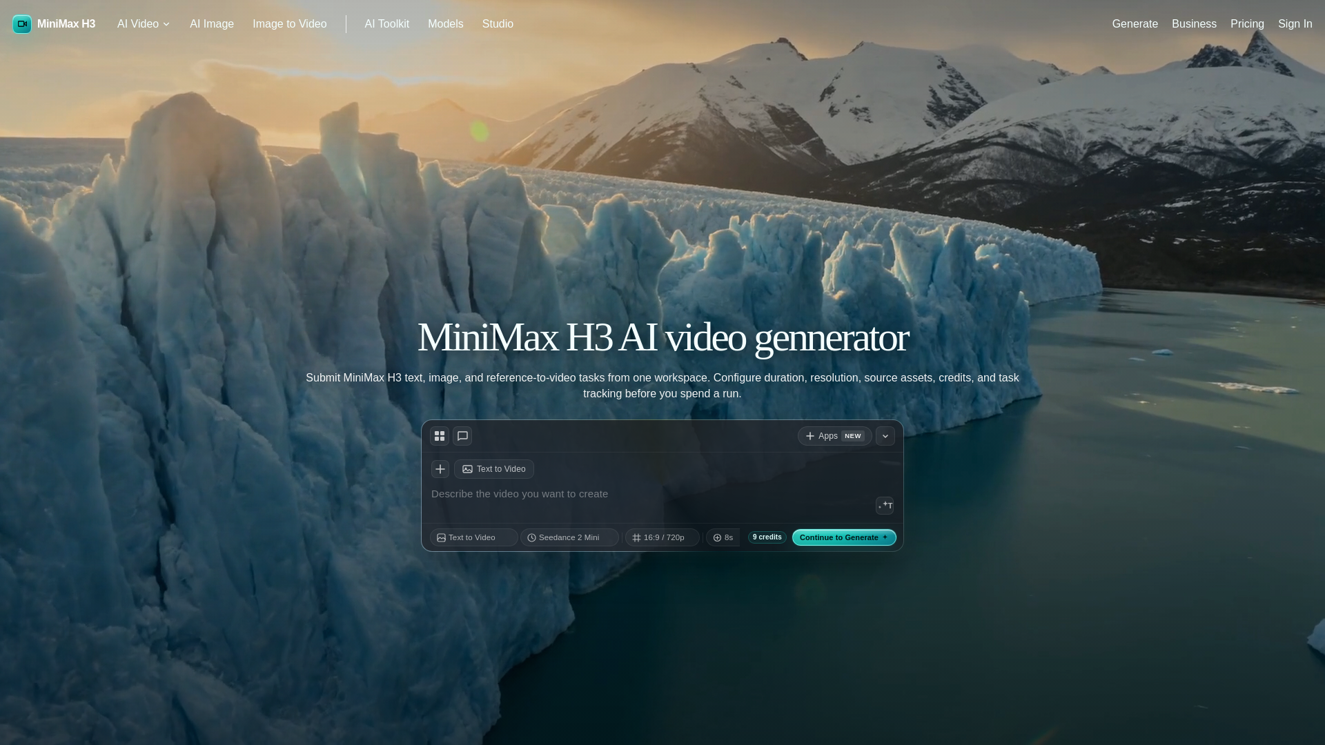 MiniMax H3 AI Video Generator