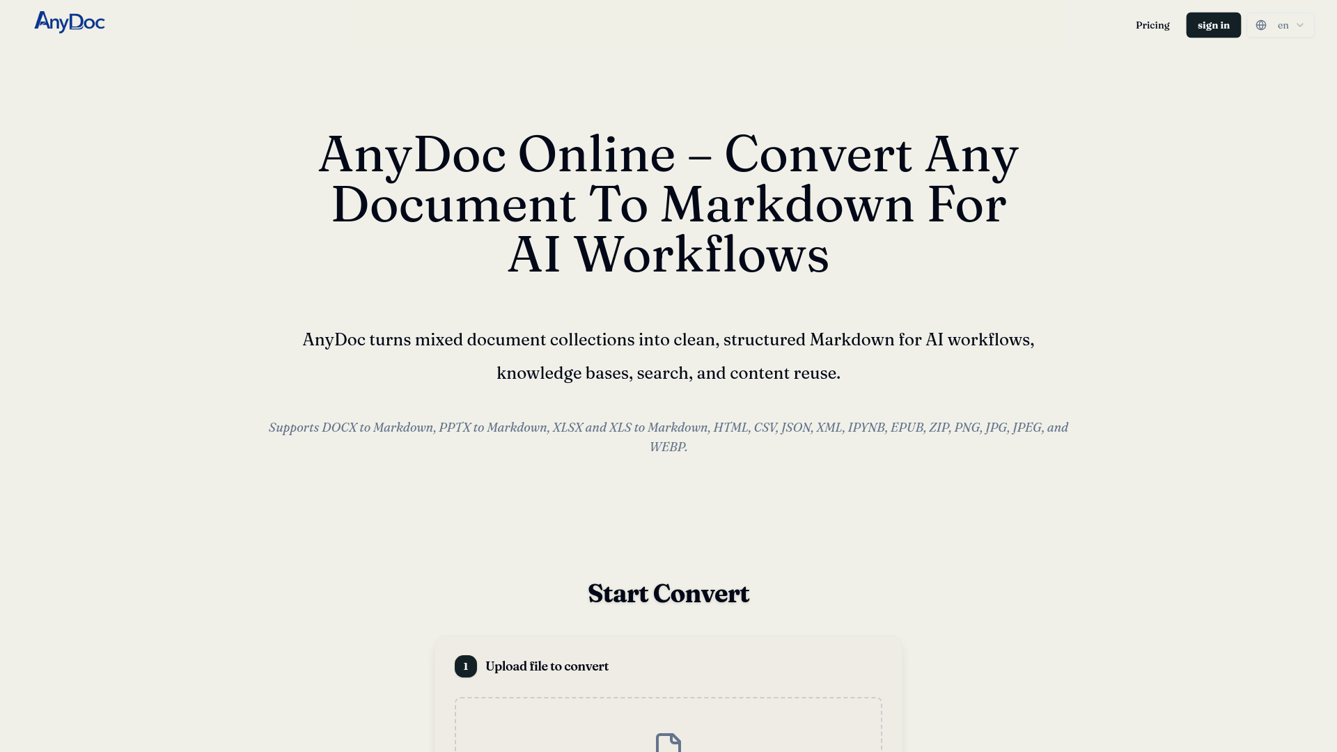 AnyDoc Online