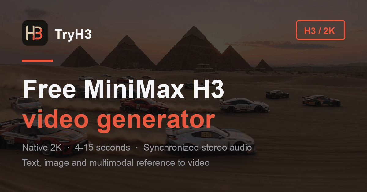 MiniMax H3 Video Generator