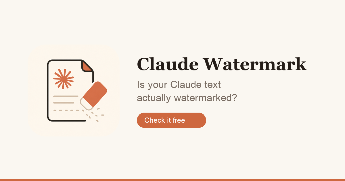 Claude Watermark Checker