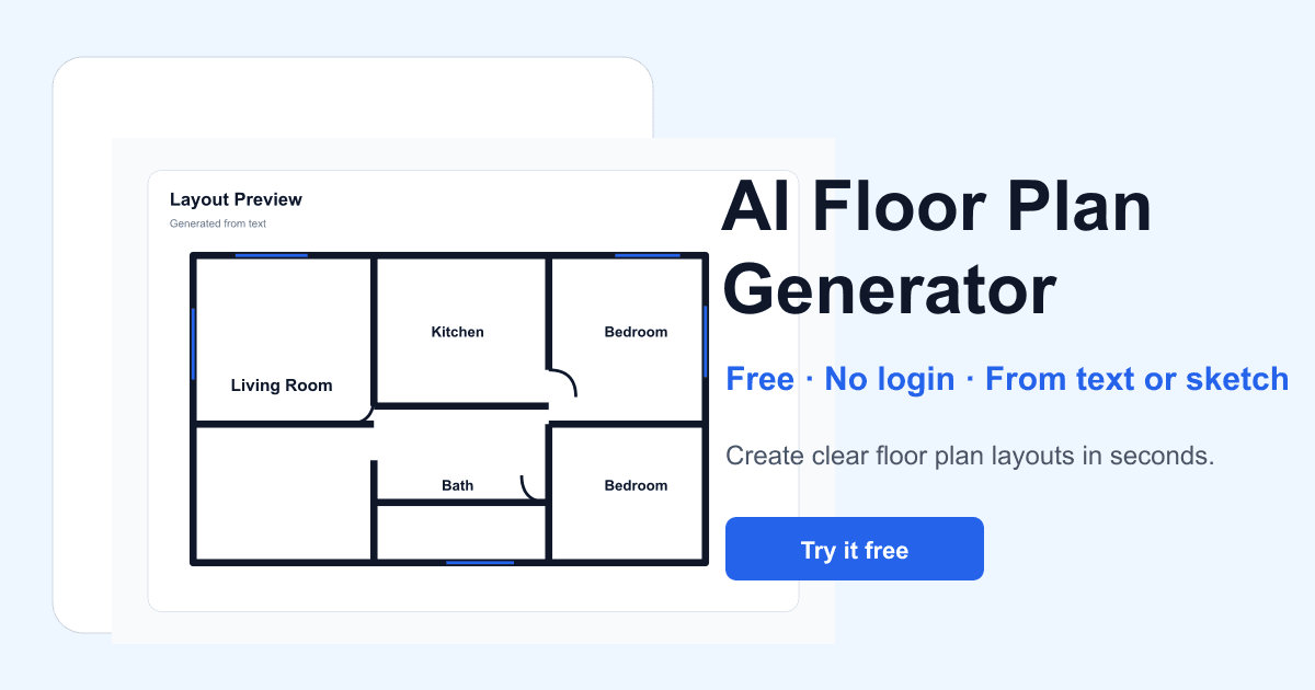 AI Floor Plan Maker
