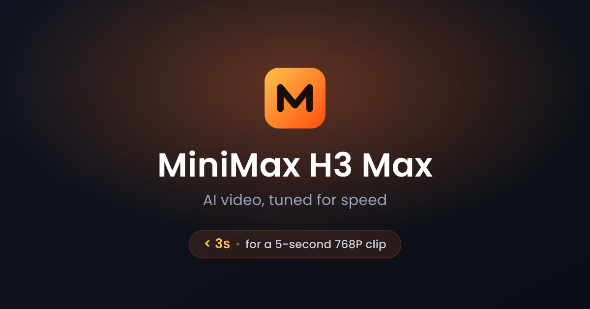 MiniMax H3 Max