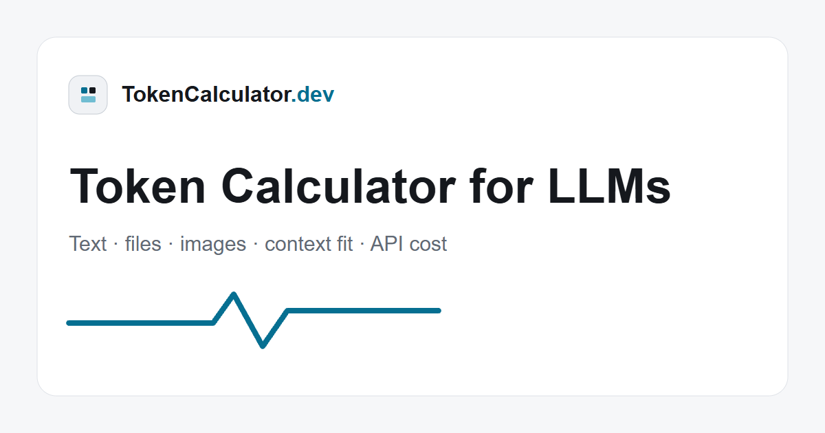TokenCalculator.dev
