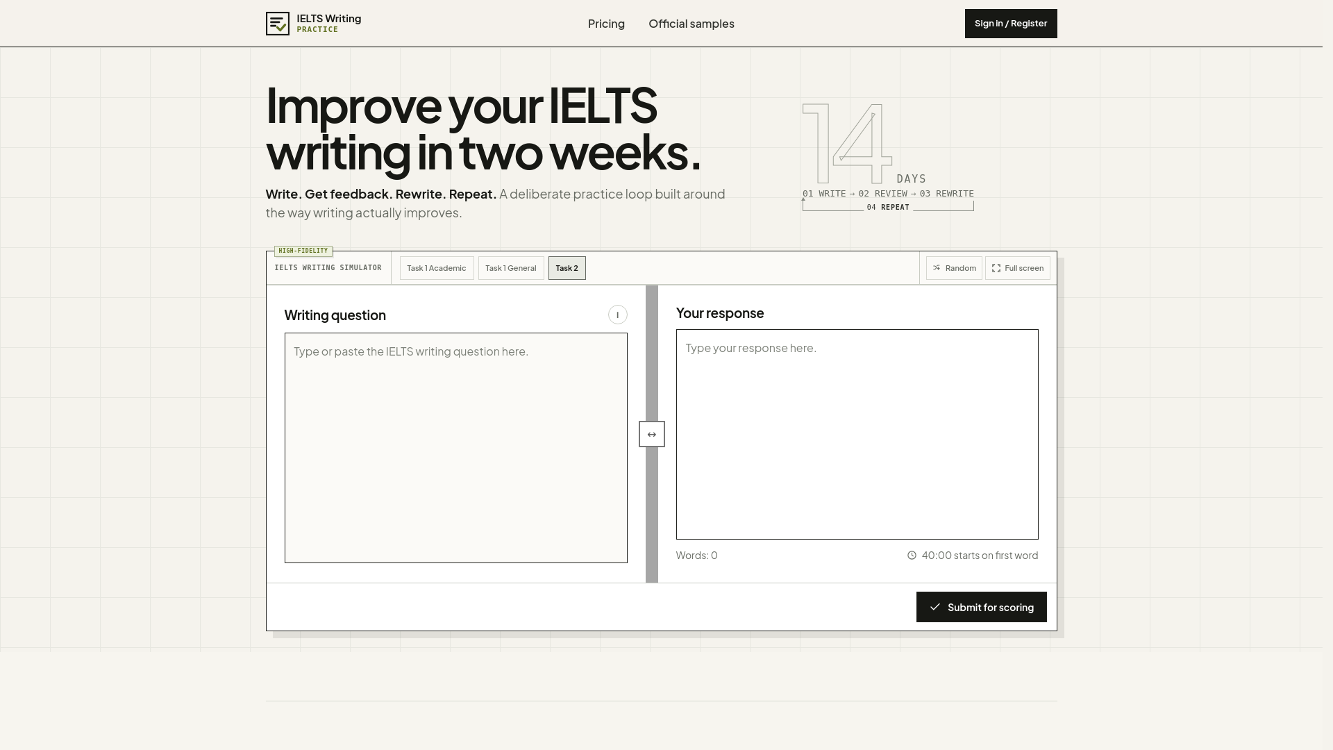 IELTS Writing Practice